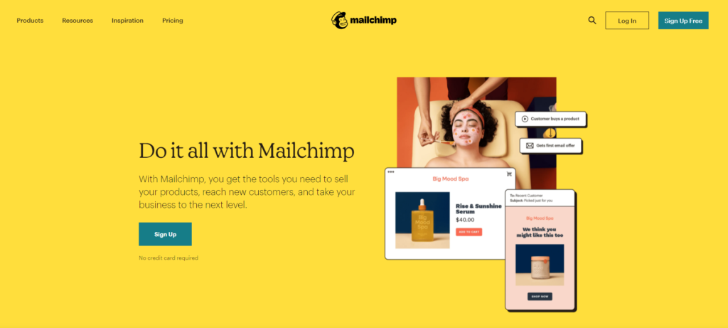 Mailchimp, email marketing tool